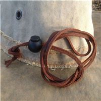 leather cord for widebrim hats
