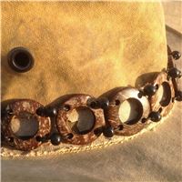 Coconut & wooden bead Hat bands