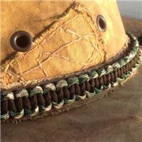 Camouflage paracord hatband