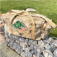 Up cycled canvas Duffle Bag
